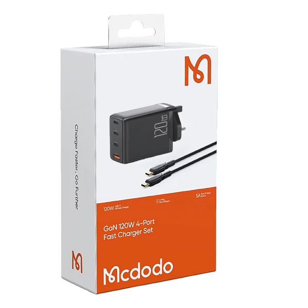 MCDODO 120W 4-Port Fast Charger Set [CH-0761]