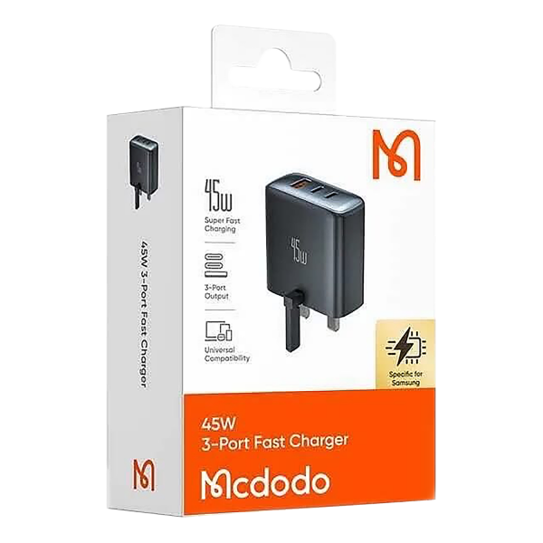 MCDODO 45W 3-Port Fast Charger Set [CH-4831]