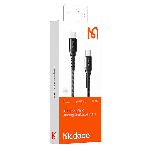 MCDODO USB-C To USB-C Feinfored Cable [CA-5640] [0.2M]